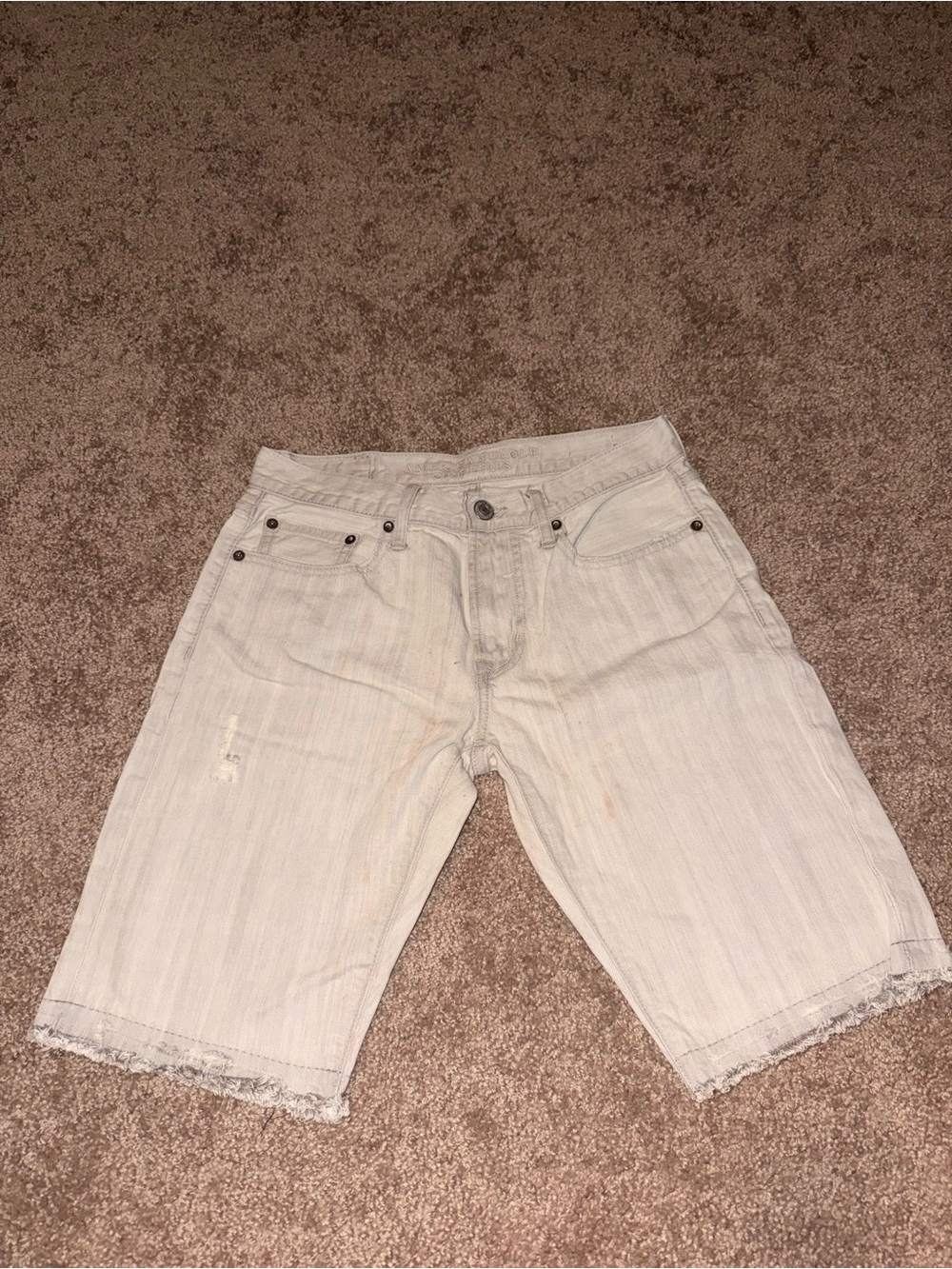 Men's Denim Shorts - Light Blue